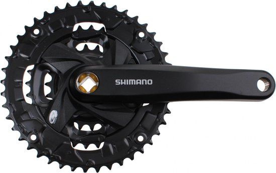 Shimano FC-M371 Crankstel - 170mm - Zwart