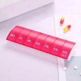 Heble® Pillendoos - Week - 7 Compartimenten - Roze