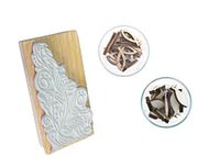 Petra's knutsel-News A-SP33KF33 knutselartikelen vilt, hout, 15 x 5 x 4 cm