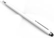 Stylus Pen Universeel Met Precision Disc Tip en Zachte Tip - Wit