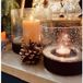 HBX natural living Kaarshouder bubbelglas H13D13 Zwart