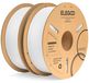 PLA+ filament, 1,75 mm, blanc, 2 kg, emballé en 2 bobines de 1 kg, adapté aux imprimantes 3D FDM