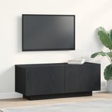 vidaXL TV-kast 100 x 35 x 40 cm zwart eiken bewerkt hout
