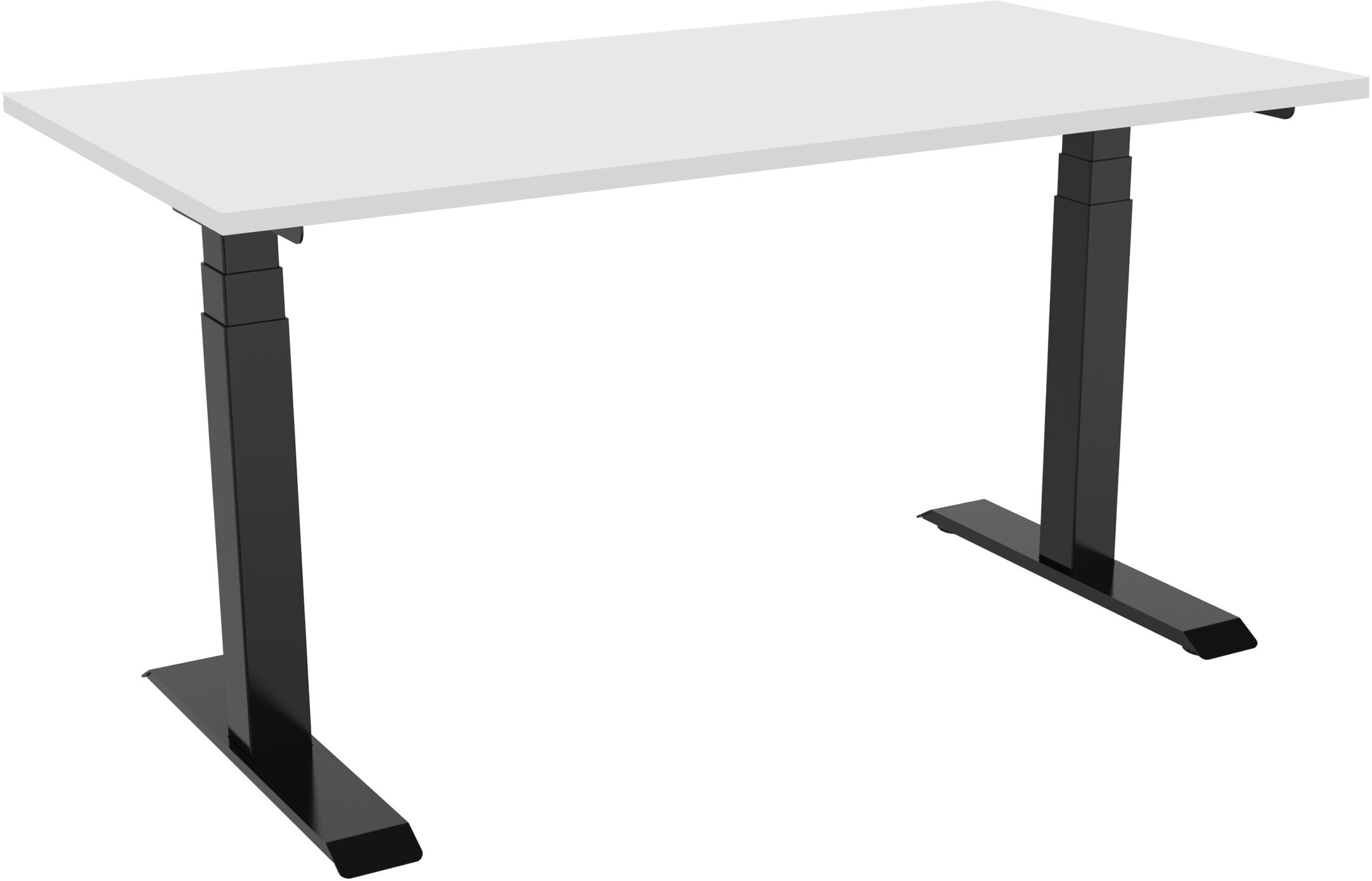 Celexon motorisch hoogteverstelbaar bureau Professional eAdjust-58123 - zwart, incl. bureaublad 150 x 75 cm