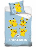 Pikachu Dekbedovertrek Pika- 140 x 200 cm - 70 x 90 cm