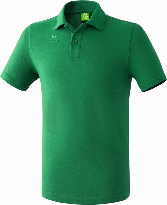 Erima Basics Casual - Sportpolo - Groen - Heren - Korte Mouw - Polyester - Maat XL