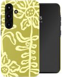 Selencia Hoesje - Geschikt voor Samsung Galaxy S25 - Backcover - Chalky Bloom