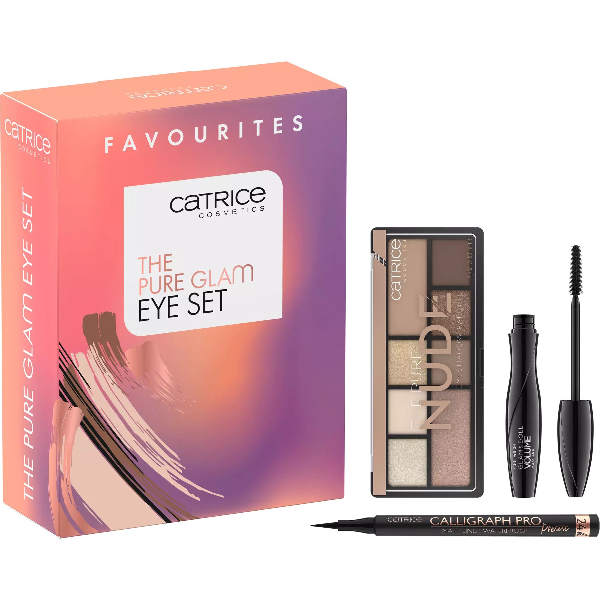 CATRICE The Pure Glam Eye Set - Eye Makeup Set - 3 Pieces