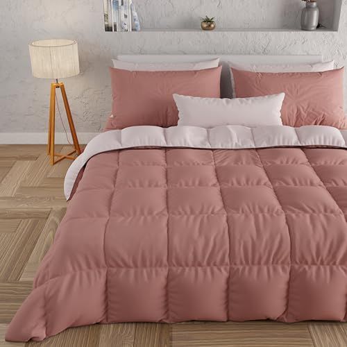 PETTI Artigiani Italiani - Dekbed voor eenpersoonsbed - Poeder - 100% Made in Italy