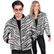 WIDMANN MILANO PARTY FASHION Partyjas, paillettenjas, vest, feestpak, disco fever, dierenprint