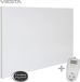 Viesta Chauffage Mural Infrarouge Avec Thermostat [incl.th12 Thermostat] – Radiateur Mural Infrarouge – Chauffage Infrarouge Cristal Carbone – Panneau Adapté Salle De Bain – 500 Watt