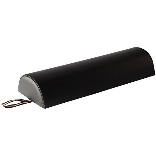 Master Massage knierol halve rol nekrol opslaghulp voor massage fysiotherapie 23cm x 11cm x 66cm zwart