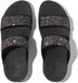 FitFlop Lulu Multi-Tonal Glitter Slides Dames Slippers - Zwart Multi