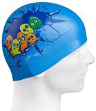Mad Wave Hello Dude! Junior Bonnet de bain Bleu Enfants