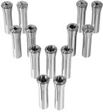 VEVOR 13-Piece Precision R8 Collet Set, 1/8"-7/8", 45# Alloy Steel Mill Collet Chuck 0"/30μm TIR with 13 Labeled Storage Boxes, for Milling Machine Drill Presses Boring Machine Machining Center