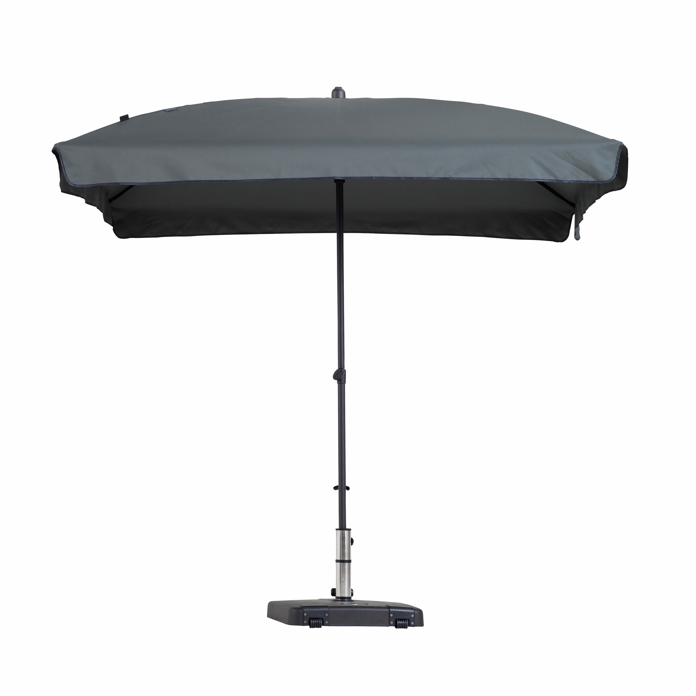 Madison Patmos Rectangle Parasol - Grey - 210 x 140 cm