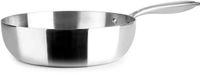 Ibili Poêle à frire Triply Natural 28 cm Argent