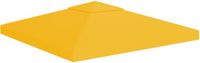 vidaXL Prieeldak 2-laags 310 g/m² 3x3 m geel