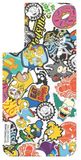 Samsung Galaxy S22+ Serie - Beschermhoes - Simpsons Gezichten - Wit