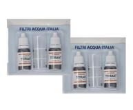 Titrant FILTRIACQUAITALIA Titrant Set van 4 waterhardheidsanalysesets (Franse graden) voor het meten van kalk