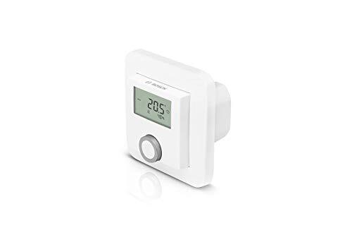 Bosch Kamerthermostaat (voor vloerverwarmingen met bedrade bediening, 24 V, in doos – compatibel met Google Assistant en Alexa)