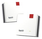 FRITZ! Mesh Set 1600 - Dual-Band Wi-Fi 6 Mesh System - 2-Pack - Red/White