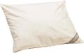 Unyqoos® Yumeko oreiller enfant, 50x60 cm – oreiller doux en laine biologique, 100% laine de mouton, 400 grammes, housse 100% coton biologique (GOTS), blanc, sans fermeture éclair
