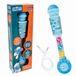Lexibook MIC90SFLXB Lichtgevende microfoon voor kinderen, muziekspeelgoed, ingebouwde luidspreker, lichteffecten, AUX-in-aansluiting, blauw