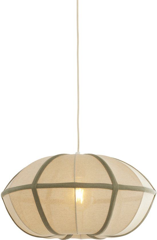 Light & Living Mirelys - Hanglamp - Naturel - Textiel - Ø 49cm - E27