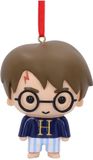 Nemesis Now Harry Potter - Harry Chibi - Ornement de sapin de Noël suspendu - 7,5 cm