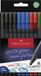 Faber-Castell Grip Fineliner Office Set - 10 Stuks - 0.4mm