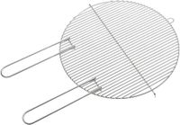 Solidchoice Barbecue Grill Rond 50 cm Inox Zilver
