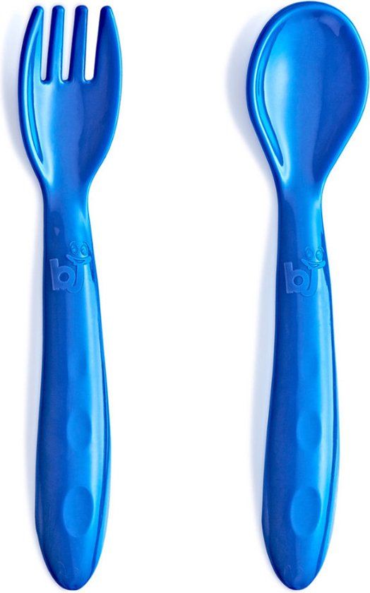 Baby Jem Vork En Lepel Blauw