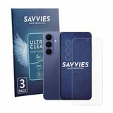 Savvies - Screenprotector voor Samsung Galaxy S26 FE (Voor+Camera) - Folie Beschermfolie transparant 6 Stuks