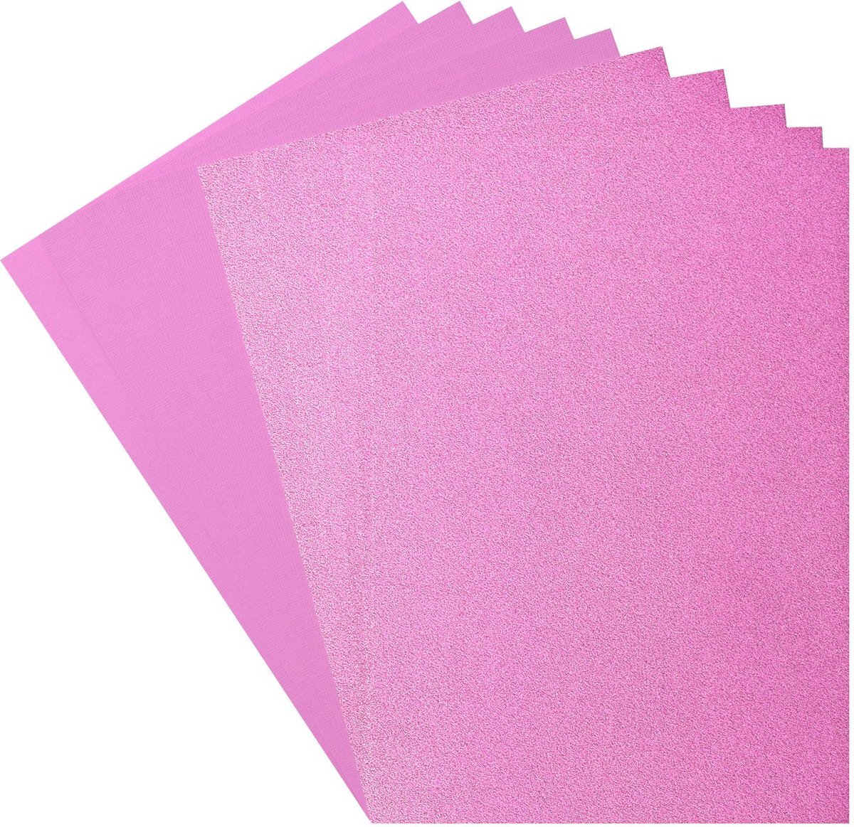 Florence Glitter papier en cardstock Set A4 2x5 vellen Lig