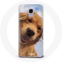 Maniacase Hoesje voor Samsung Galaxy A6 2018 Golden retriever hondenrace