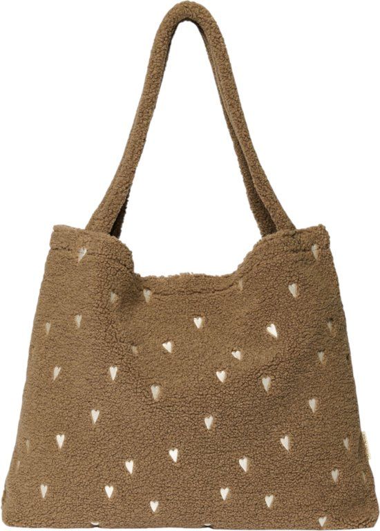 Studio Noos Teddy Hearts Mom Bag - Brown