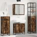 Maison Exclusive - Ensemble de meubles de salle de bain, 4 pièces, en bois composite imitation chêne fumé