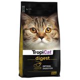 TROPICAT DIGEST 2kg - Premium voer voor katten na sterilisatie met prebiotica rijk aan kip en rijst