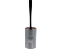 Spirella Toiletborstel met Houder – Wit – Kunststof – Klassiek Design