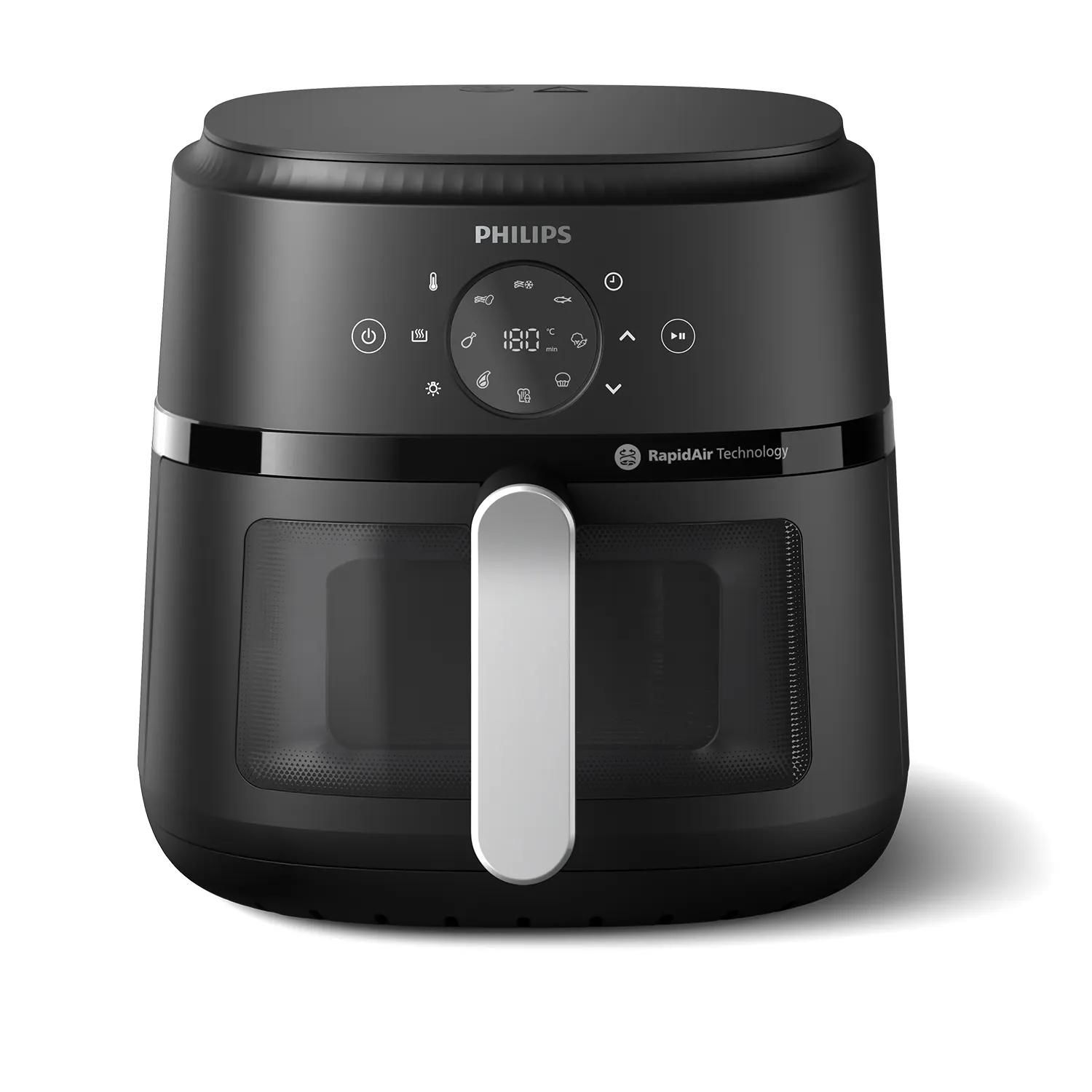 Philips 2000 Series Airfryer - 6.2L - 1700W - Black/Silver