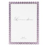 5x7 Zilveren Metalen Sparkle Frame - Helder Lila