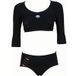 Arena W Icons Team Stripe Crop Top Two Pieces Noir Taille : 38