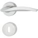 Häfele Garniture de poignée de porte LDH 3320 Poignée de porte chromée satinée, BB - Bâton de couleur