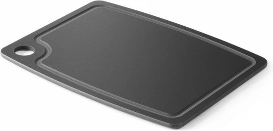 HENDI Houtvezel snijplank – zwart – non-slip – vaatwasmachinebestendig – 440x325x6 mm