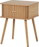 WOOOD Karri Nachtkastje Recht - MDF/Grenen - Naturel - 58x45x40