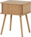 WOOOD Karri Nachtkastje Recht - MDF/Grenen - Naturel - 58x45x40