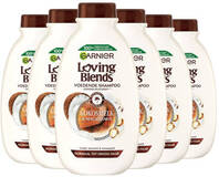 Garnier Loving Blends Kokosmelk en Macadamia shampoo - 6 x 300 ml - voordeelverpakking