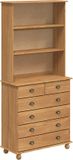 vidaXL Hutch ASKIM Honingwas Massief grenenhout 91 x 40 x 200,5 cm