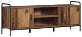Meuble TV bois ancien 133 x 33 x 50 cm bois traité
